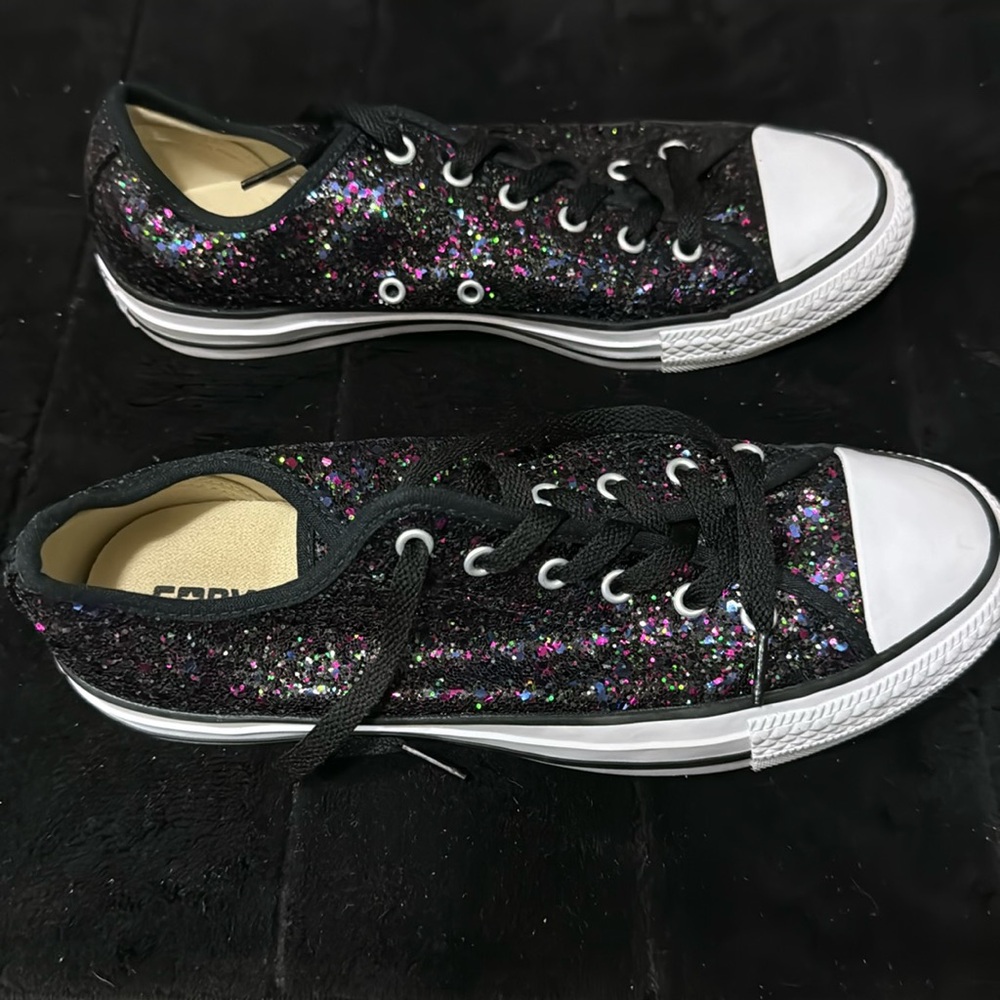 Black with gliter covering